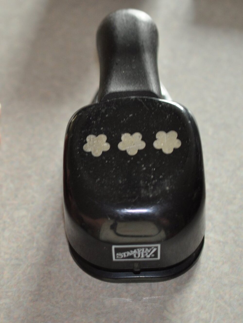 Stampin up 3 small flowers punch